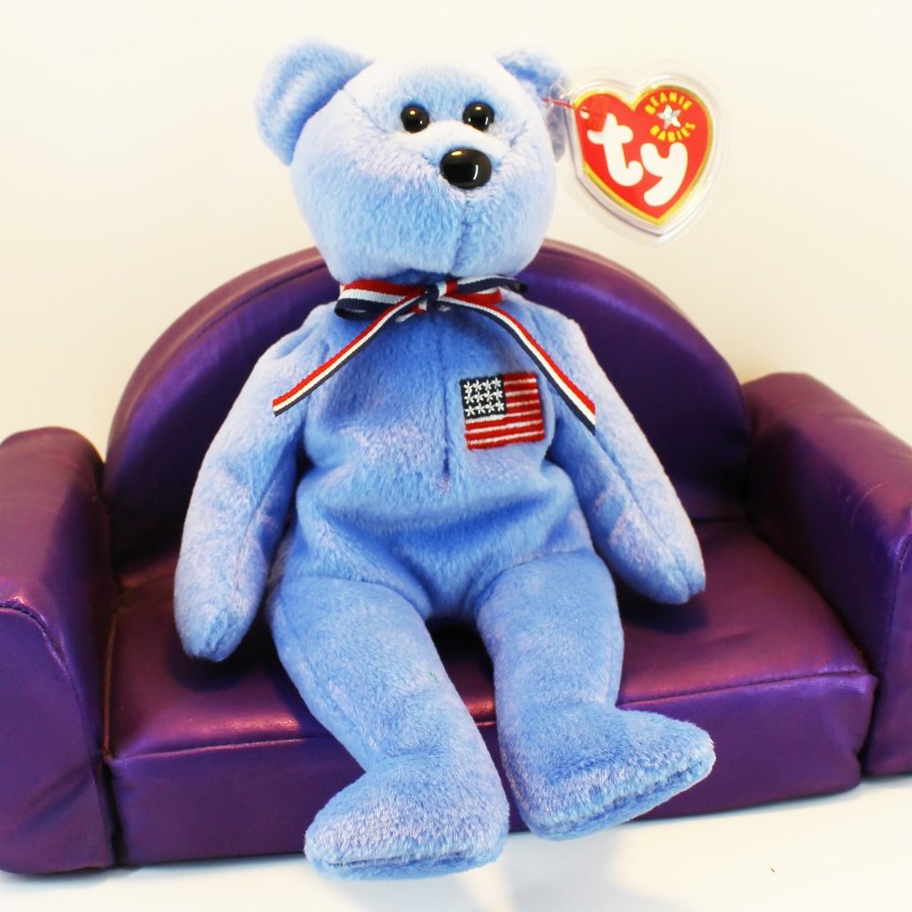 Beanie Baby - America (Blue)